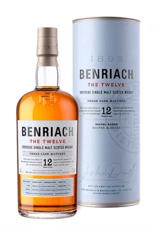 Benriach “The Twelve”  Speyside Single Malt Scotch Whisky, Three cask matured
