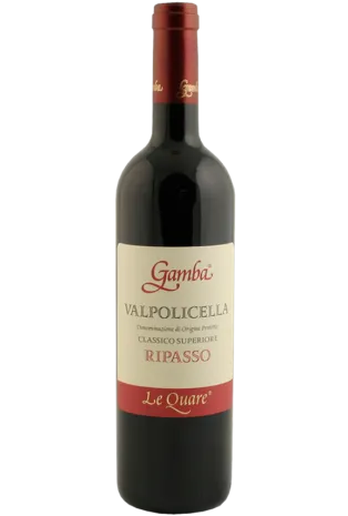 Gamba ”Le Quare” Valpolicella Ripasso Classico Superiore, DOC Valpolicella Superiore, Veneto Gamba ”Le Quare” Valpolicella Ripasso Classico Superiore, DOC Valpolicella Superiore, Veneto