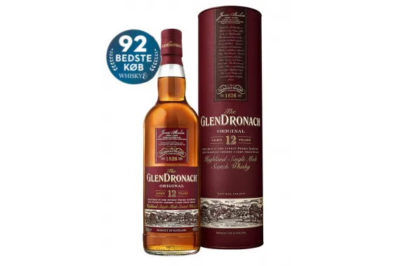 GlenDronach “The Original” 12 Years Old Highland Single Malt Scotch Whisky, Highland Region