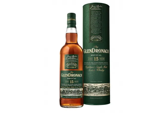 GlenDronach “Revival” 15 Years Old Highland Single Malt Scotch Whisky, Highland Region
