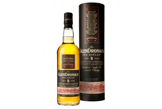 GlenDronach “The Hielan” 8 Years Old, Highland Single Malt Scotch Whisky, Highland Region