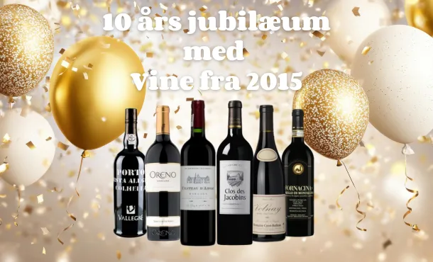 10 år og vine fra 2015